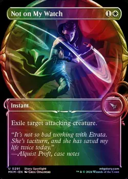 Not on my Watch (Showcase) Murders at Karlov Manor NM MTG Foil - Image 1