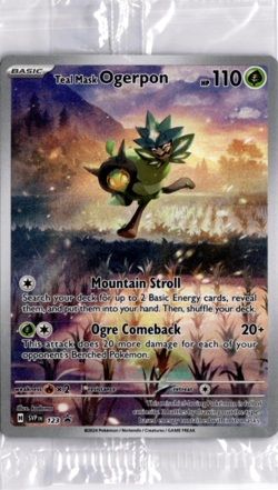 Teal Mask Ogerpon - 123 Promo SV: Scarlet & Violet Promo Cards 123 NM - Image 1
