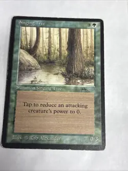 Magic MTG Arabian Nights Singing Tree MODERATELY PLAYED MP - Image 1