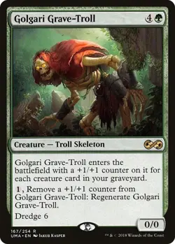 Golgari Grave-Troll LP #167 Ultimate Masters MTG - Image 1