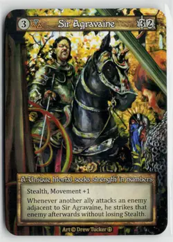 Sorcery Contested Realm Arthurian Legends Sir Agravaine x1 NM Unique - Image 1