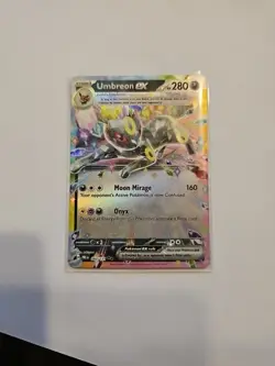 Pokemon TCG Umbreon EX 060/131 Prismatic Evolutions Double Rare Card MINT - Image 1