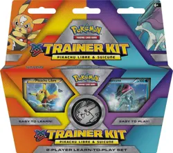 Pokemon Pikachu Libre and Suicune XY Trainer Kit Trading Card Game 2016 Age 6+ - Image 1