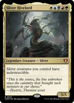 Sliver Hivelord MTG Commander Masters Mythic NM x1 - Magic Card - Image 1