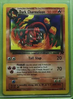 Dark Charmeleon 32/82 W Stamped Rocket WoTC Promo | MP | Pokemon TCG Card j05. - Image 1