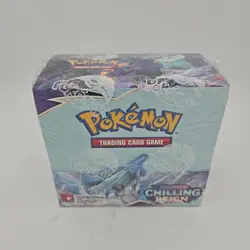 Pokemon Chilling Reign Booster Box Sword Shield Factory Sealed - Image 1