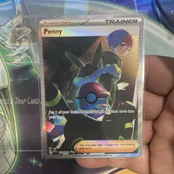Pokemon TCG Trainer Supporter Penny 239/091 Paldean Fates - Image 1