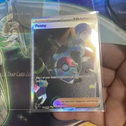 Pokemon TCG Trainer Supporter Penny 239/091 Paldean Fates - Image 3