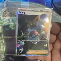 Pokemon TCG Trainer Supporter Penny 239/091 Paldean Fates - Image 5