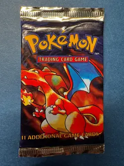 Wizards of the Coast 1999 Pokemon Base Set Unlimited Booster Pack - Charizard - Image 1