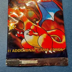 Wizards of the Coast 1999 Pokemon Base Set Unlimited Booster Pack - Charizard - Image 3