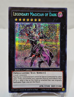 Legendary Magician of Dark WSUP-EN052 Prismatic Secret Rare 1st Ed Yugioh 7954 - Image 1