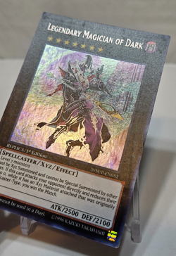 Legendary Magician of Dark WSUP-EN052 Prismatic Secret Rare 1st Ed Yugioh 7954 - Image 3