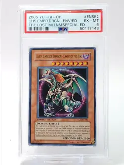 CHAOS EMPEROR DRAGON - ENVOY OF THE END 2005 YGO LIMITED HOLO PSA 6 Q4763 - Image 1