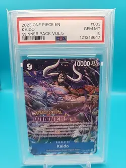 Kaido ST04-003 One Piece Promotion Cards Foil PSA 10 - Image 1