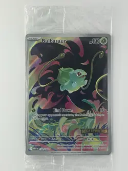 Pokemon Card Bulbasaur 133/132 Mega Evolution Stamped Promo Sealed - Image 1