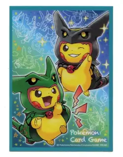 Pikachu Rayquaza Poncho Pokemon Center Card Sleeve x1 - Image 2