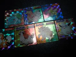 Pokemon GB Pocket Mini Card Prism Holo x7 Bulbasaur Slowbro Scyther etc #5752 - Image 2