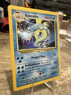 Pokemon TCG Gyarados Base Set Holo Rare Card 6/102 Excellent Condition Grade It! - Image 2