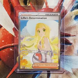 Lillie's Determination - 184/132 - SIR - Mega Evolution Pokemon Card - Lot #827 - Image 1