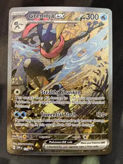 Greninja ex 132 Sv: Scarlet & Violet Pokemon Promo Cards Holo Full Art - Image 1
