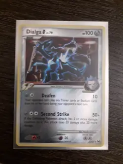 Dialga G Platinum Reverse Holo Rare Pokemon Card 7/127 TCG - Image 3