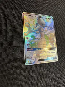 Pokemon Mewtwo GX TCG Full Art Ultra Rare Holo Card SV59/SV94 Mint Condition - Image 3