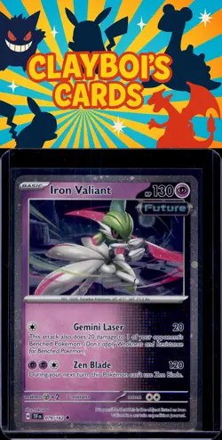 Iron Valiant Miscellaneous Cards & Products Pokemon 079/162 Cosmos Holo NM+ - Image 1