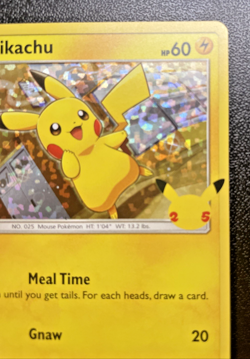 Pikachu 25/25 McDonald's 25th Anniversary Promos Pokemon Card - Image 3