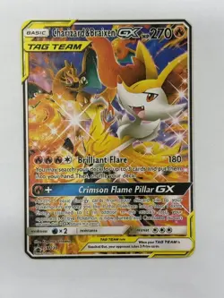 Charizard & Braixen GX HP270 SM230 Gold Metal Pokemon Card-Collectible Gift - Image 4