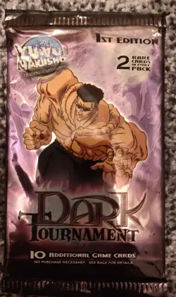Yu Yu Hakusho "Dark Tournament" 10-Card Sealed Booster Pack X1 - Image 1