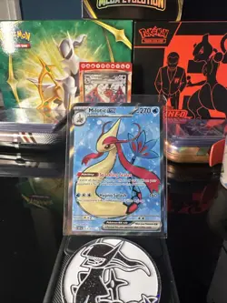 Pokemon TCG Milotic EX Ultra Rare Holo Card 217/191 Sv08: Surging Sparks - Image 1