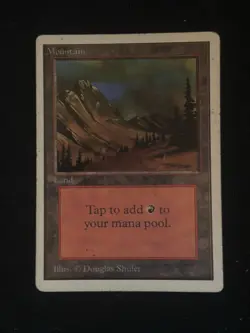 Mountain (C) Unlimited HP, English MTG Magic the Gathering - Image 1