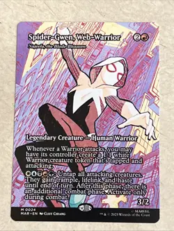 Spider-Gwen, Web-Warrior - Najeela, the Blade-Blossom (Borderless) MarvelRegular - Image 1
