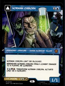 2025 Magic MTG Marvel's Spider-Man Norman Osborn #0220 - Image 1