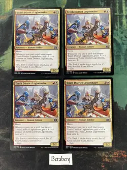 4x MTG Tenth District Legionnaire - Double Masters 2022 (2X2) (Playset) - Image 1