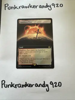 Sundown Pass (Extended Art) (Surge Foil) Universes Beyond: Doctor Who Foil - Image 1
