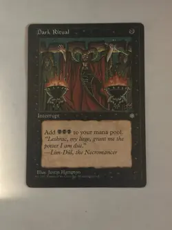 Dark Ritual Ice Age Magic the Gathering MTG Lightly played - Image 1