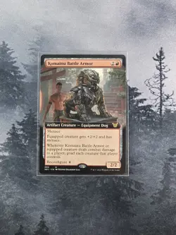 Komainu Battle Armor (Extended Art) Commander: Kamigawa: Neon Dynasty Regular - Image 1
