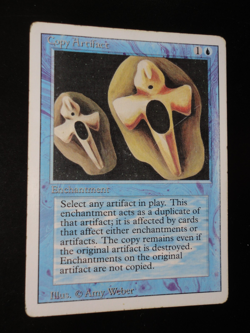 Copy Artifact Revised MP Moderately Played MTG Magic the Gathering **READ** - Image 1