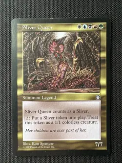 Magic the Gathering Rare Stronghold Sliver Queen MTG - Image 1