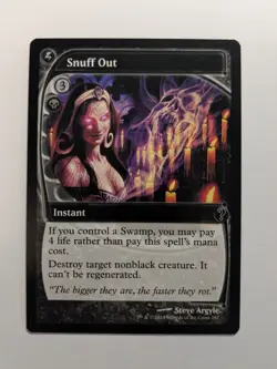 Snuff Out (Future Sight) Mystery Booster 2 Regular 187 MtG - Image 1