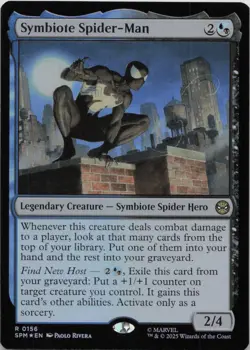 Symbiote Spider-Man - FOIL - R Marvel's Spider-Man 156 - MTG - Image 1