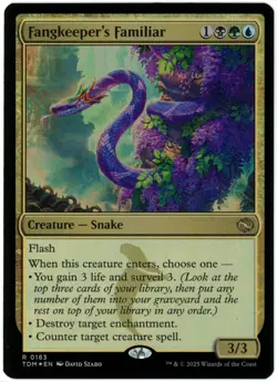 Fangkeeper's Familiar (Foil) - 0183 - Tarkir Dragonstorm - MTG - NM/M - Image 1