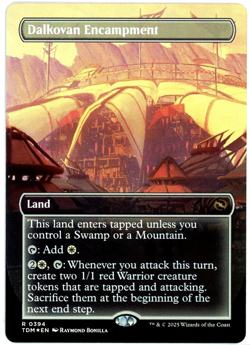Dalkovan Encampment (Borderless) Foil - 0394 - Tarkir Dragonstorm - NM/M - Image 1