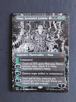 Nissa, Ascended Animist (Borderless) Phyrexia: All Will Be One Regular - Image 1