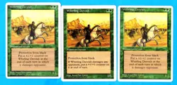 Whirling Dervish - 4th / 5th Edition 1995 MTG Green Uncommon Creature LP X 3 - Image 1