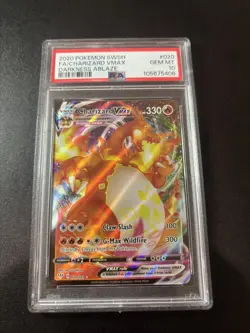 2020 POKEMON SWORD & SHIELD DARKNESS ABLAZE #020 FULL ART/CHARIZARD VMAX PSA 10 - Image 1