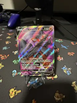 Hisuian Arcanine V (Full Art) 179/195 Holo - Pokemon SWSH12: Silver Tempest - Image 1