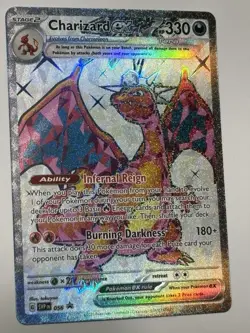 Pokemon TCG Charizard EX SVP056 Black Star Holo Promo Card NM Condition - Image 2